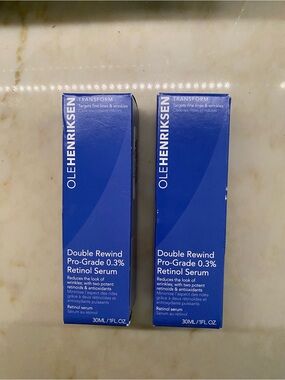 OLE HENRIKSEN Double Rewind Pro-Grade 0.3% Retinol for Fine Lines & Wrinkles x2